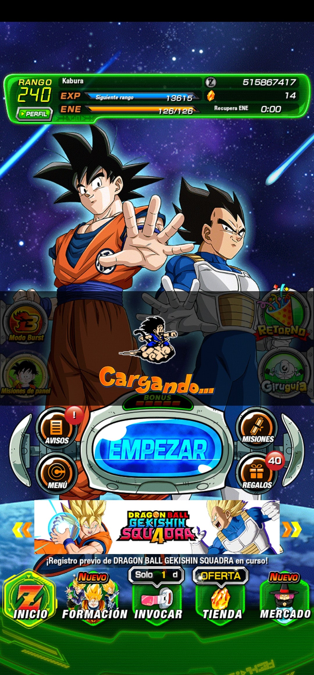 [Android/Iphone] 9 LR + 70 UR + 300 SR| DRAGON BALL Z DOKKAN BATTLE