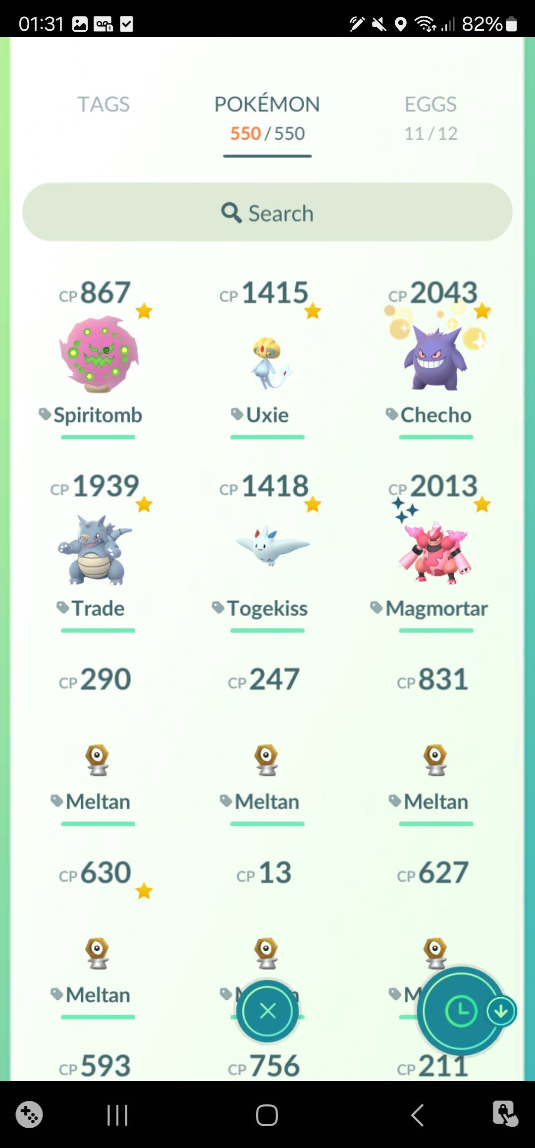 [Nivel 34] ✨ Legendarios: 72 ✨ Pokemon Shiny: 25