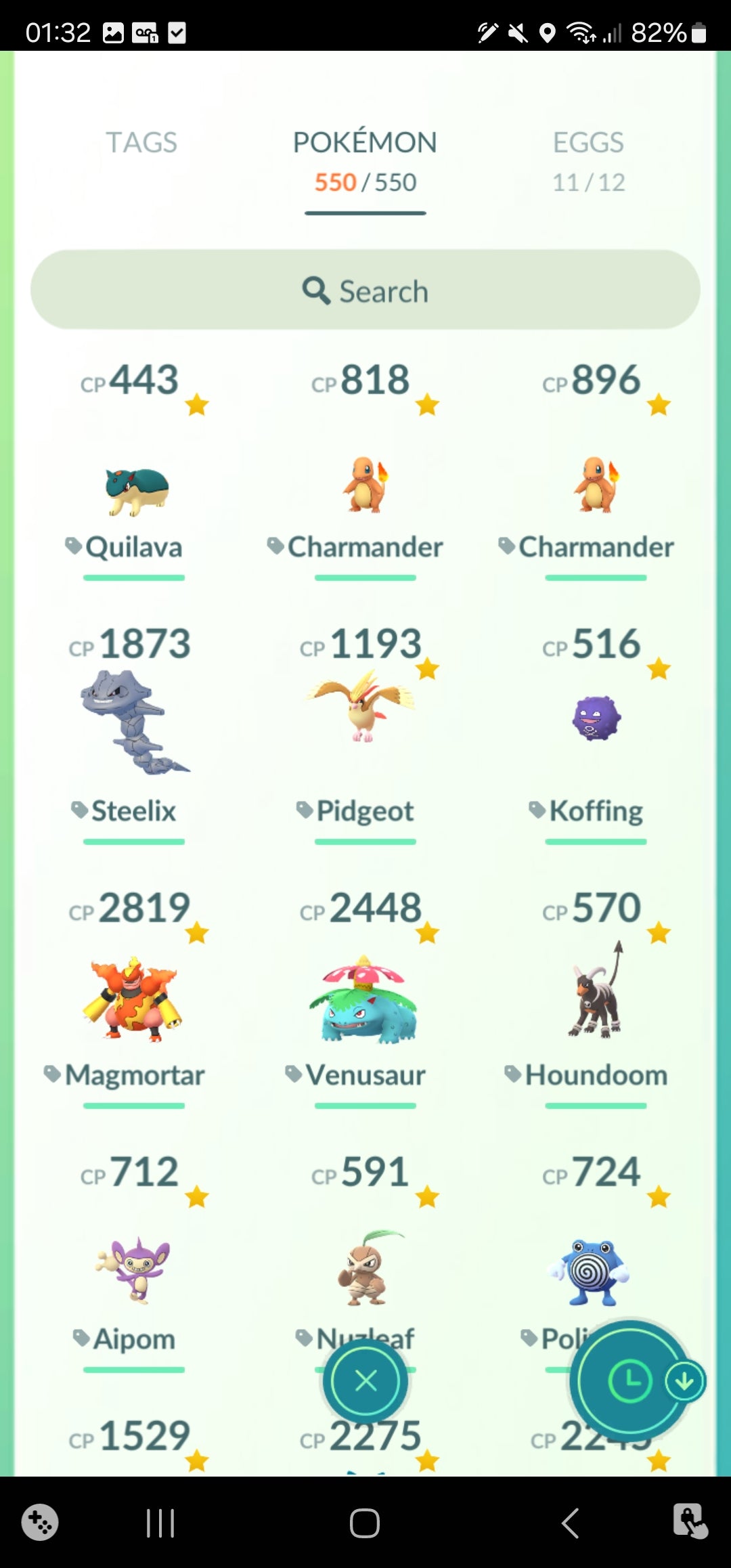 [Nivel 34] ✨ Legendarios: 72 ✨ Pokemon Shiny: 25