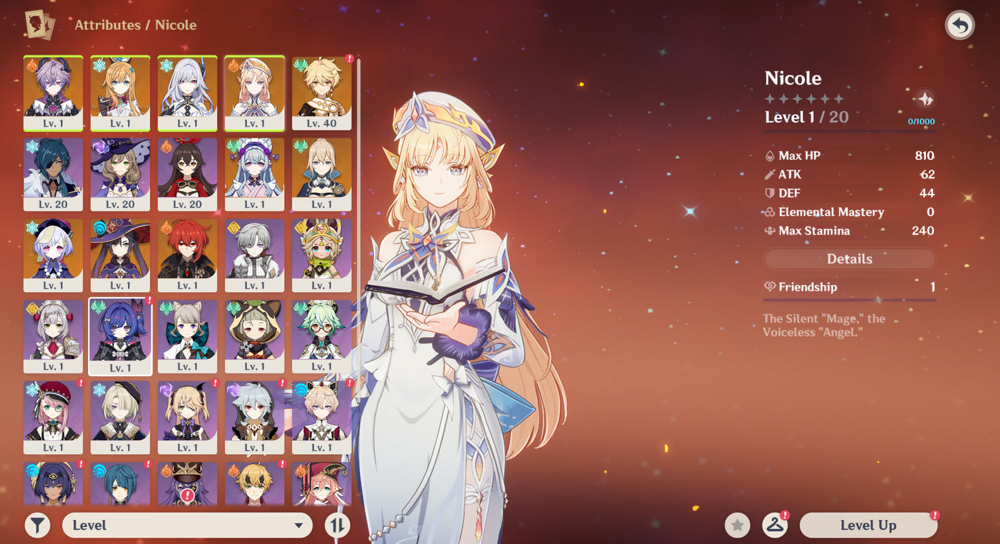 [Nivel 55] ⭐️ Durin + Escoffier + Skirk + Nicole