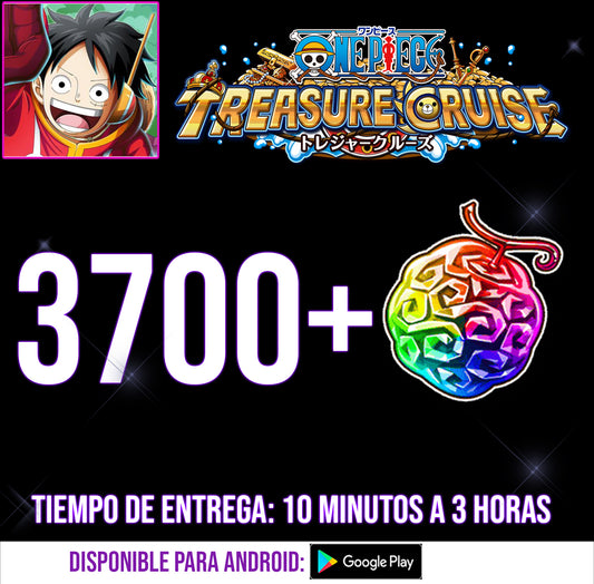 [Global - Android] 3700 + Gemas ONE PIECE Treasure Cruise Starter cuenta