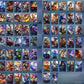 Mobile Legends | 67 HÉROES + 157 SKINS| Aspirant Lesley⭐, KOF: Valir , Karina , LUCKYBOX Alice , COLLECTOR💎: Valir , Pharsa , Badang