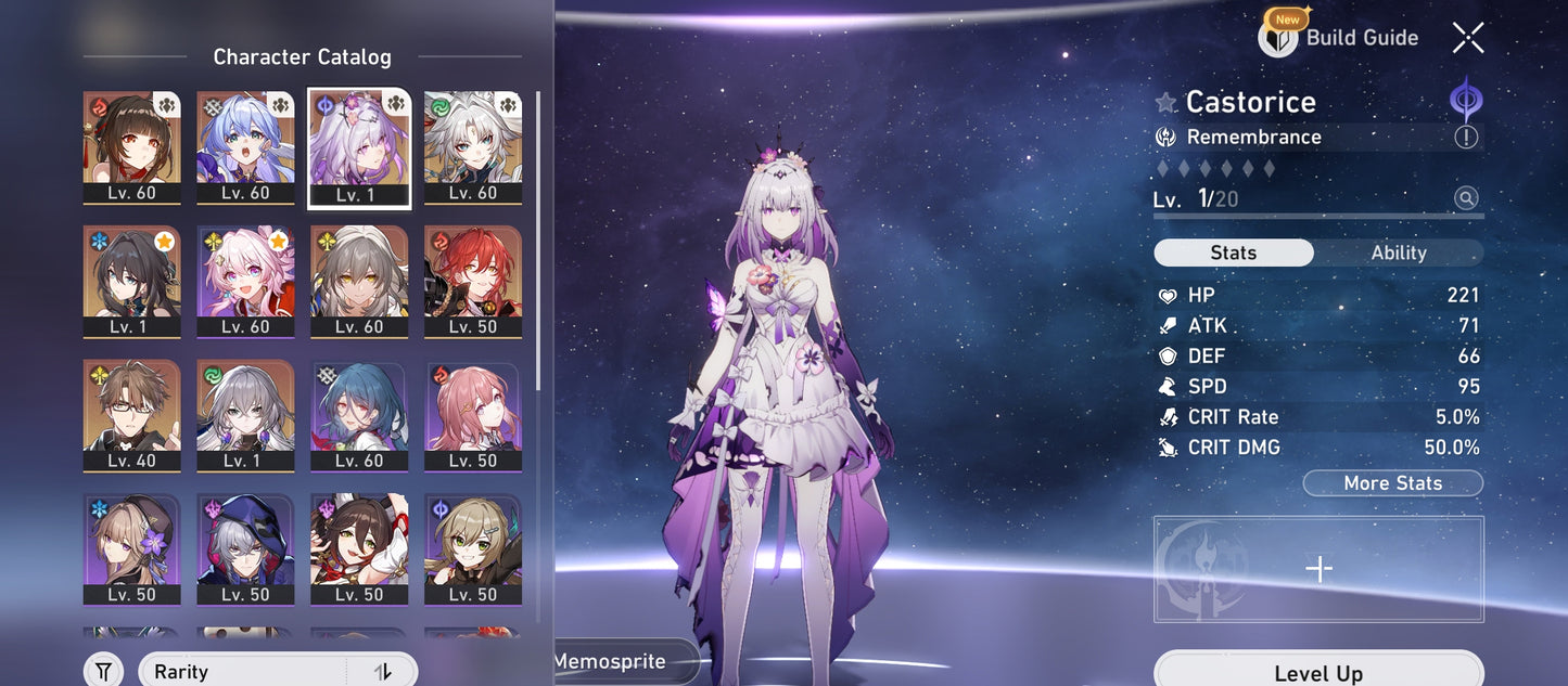 [TL 48] ⭐️Castorice + Lingsha + Robin + Feixiao + Ruan Mei + Himeko + Welt + Bronya