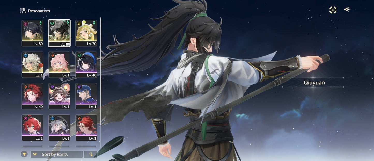 Nivel 50 | Qiuyan C6 + Arma  | Cuenta Reroll Wuthering Waves