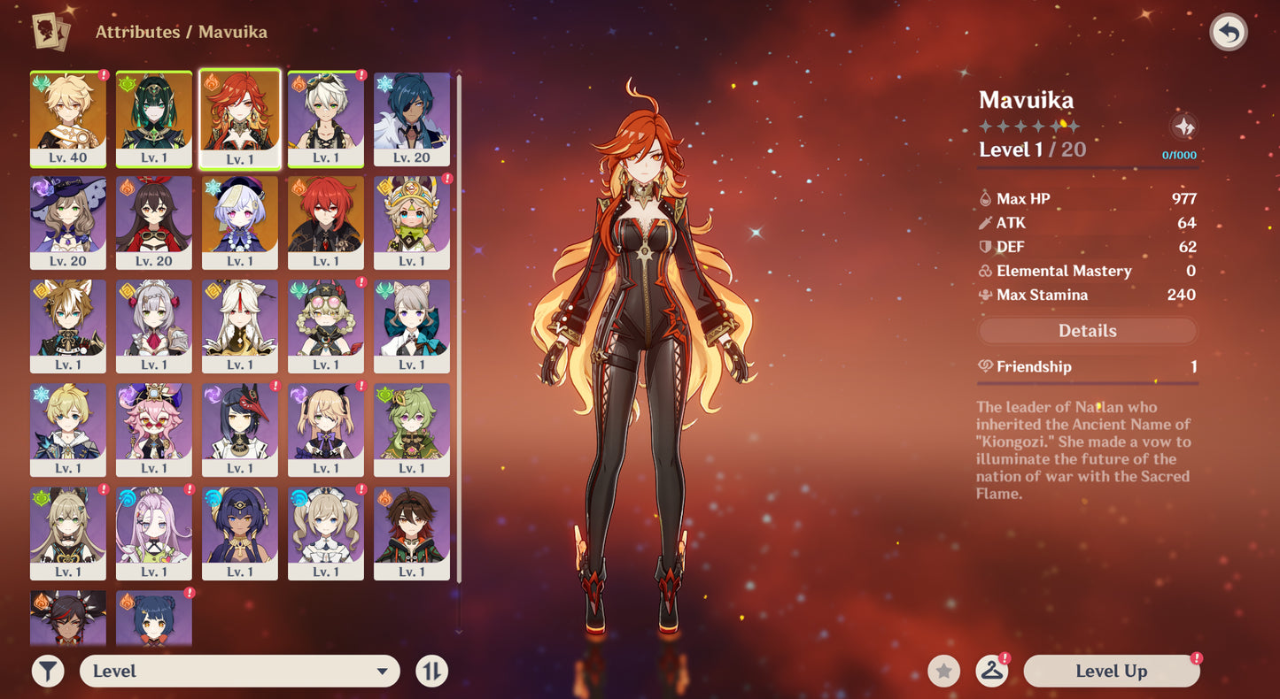 [Nivel 55] ⭐️336 Deseos + Nefer + Mavuika + Diluc + Qiqi⭐️CUMPLEAÑOS LIBRE