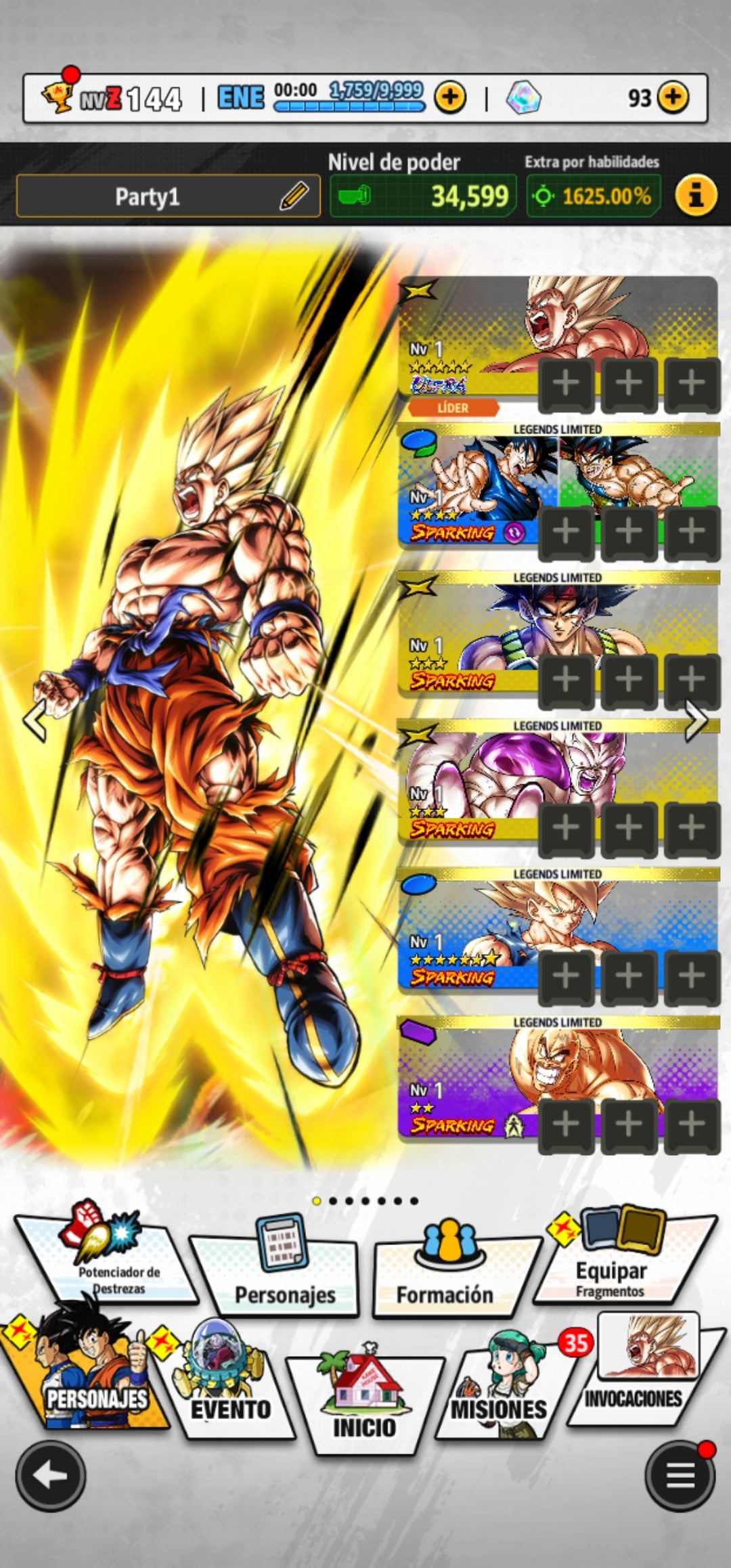 [Solo Android & Iphone] #8⭐️ULTRA GOKU SUPERSAIYAYIN  + 7 LL⭐️