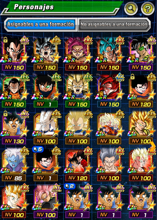 [ANDROID] +7540 Piedras Dragon💎Vegeta SSJ4+GokuSSJ4 LR + Goku Pre + Vegeta SSJ Dios + Goku SSJ4 Daima + Vegeta SSJ3 Daima - Dokkan Battle cuenta reroll