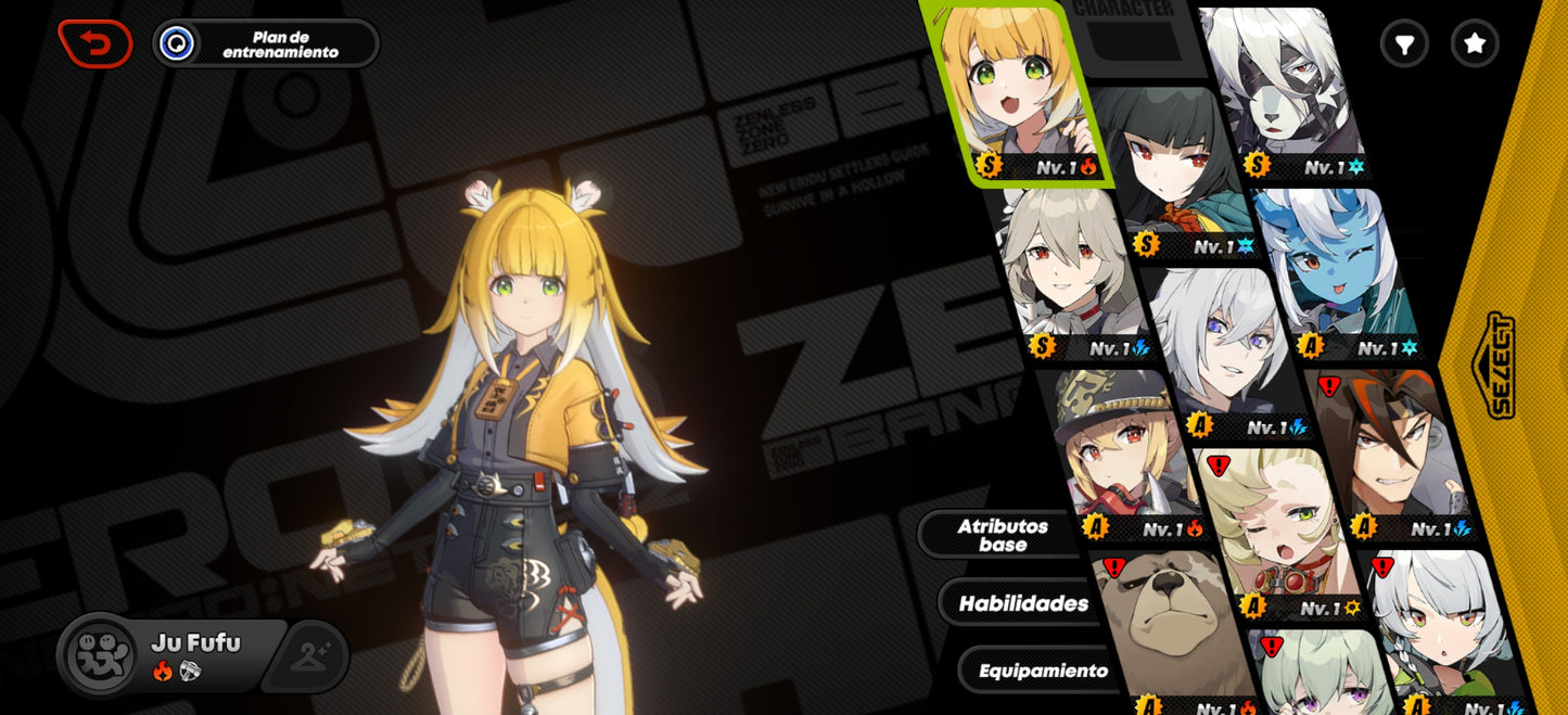 [Nivel 44] ⭐️Ju Fu + Arma (Rugiente urna de la fortuna), Miyabi , Lycaon C1 , Rina