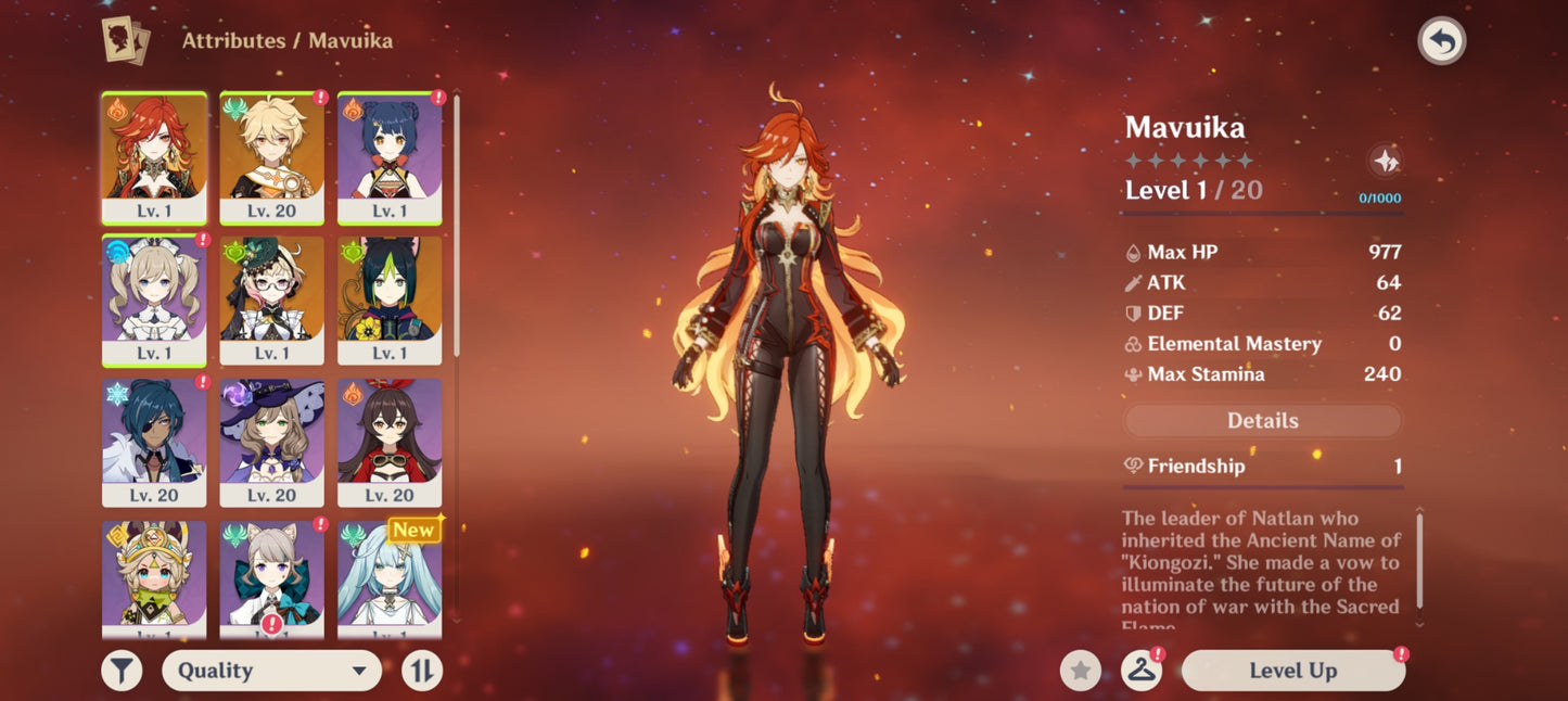 [AR 53] ⭐️[CUMPLEAÑOS LIBRE 🎂]Mavuika + Arma , Emilie + Arma, Tighnari , +119 Destinos Entrelazados