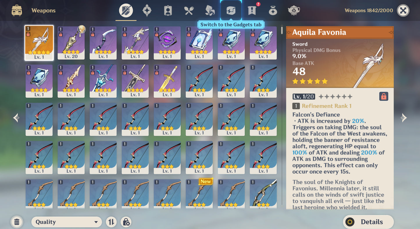[Nivel 55] ⭐️447 Destinos Entrelazados💎|GENSHIN IMPACT Cuenta reroll