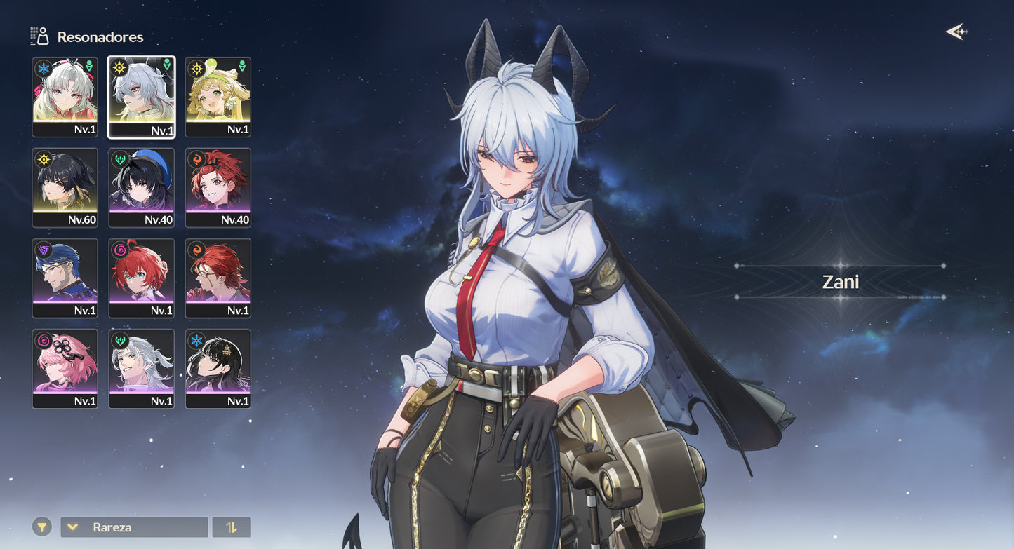 [Nivel 39] Cumpleaños Libre ✅ | 11628 Astritas 💎 |  ⭐ Zani + Arma + Carlotta + Verina R1  | Wuthering Waves Cuenta Reroll