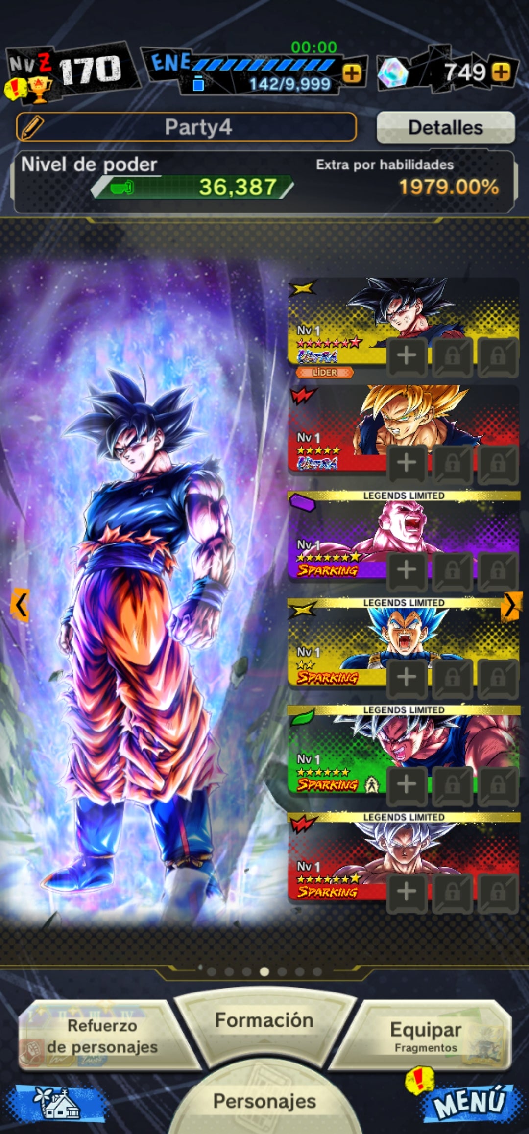 [Android & iPhone] ⭐️ PRE-ULTRAINSTINTO GOKU 7 ESTRELLAS (ROJAS)