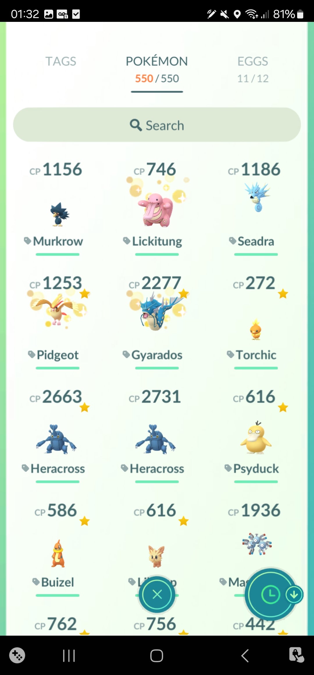 [Nivel 34] ✨ Legendarios: 72 ✨ Pokemon Shiny: 25