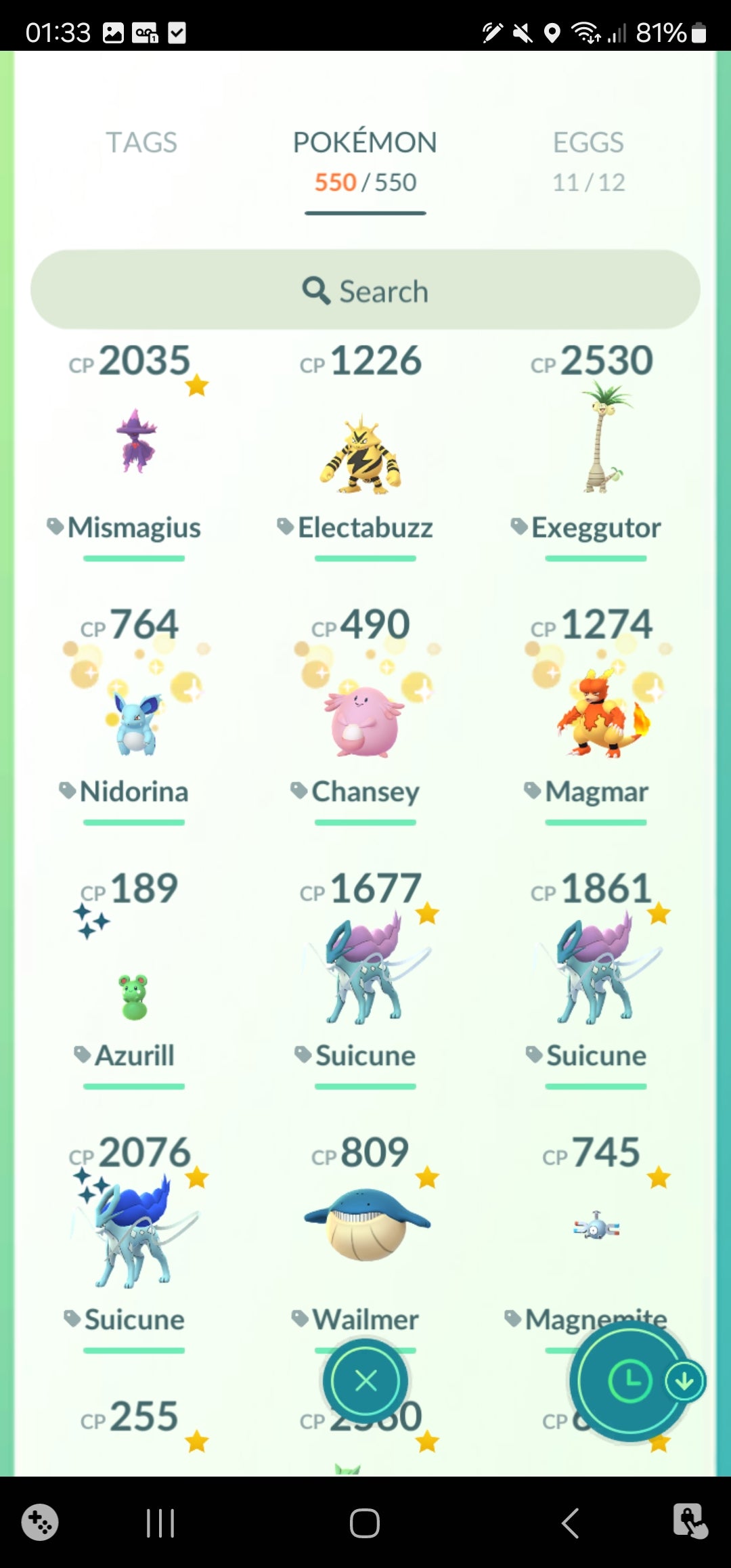 [Nivel 34] ✨ Legendarios: 72 ✨ Pokemon Shiny: 25