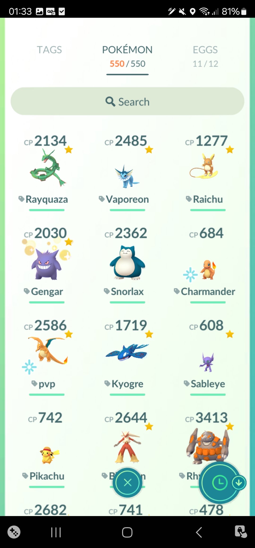 [Nivel 34] ✨ Legendarios: 72 ✨ Pokemon Shiny: 25