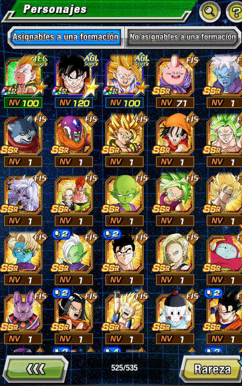 [ANDROID] +7540 Piedras Dragon💎Vegeta SSJ4+GokuSSJ4 LR + Goku Pre + Vegeta SSJ Dios + Goku SSJ4 Daima + Vegeta SSJ3 Daima - Dokkan Battle cuenta reroll