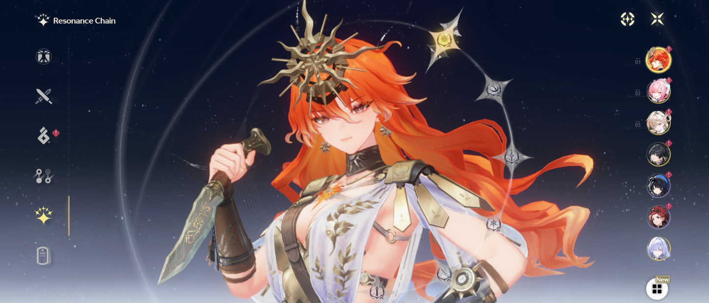 [Nivel 49] 11,065 Astritas 💎+ Aemeath + Arma + Augusta R1 + Arma + Mornye + Lynae + Iuno