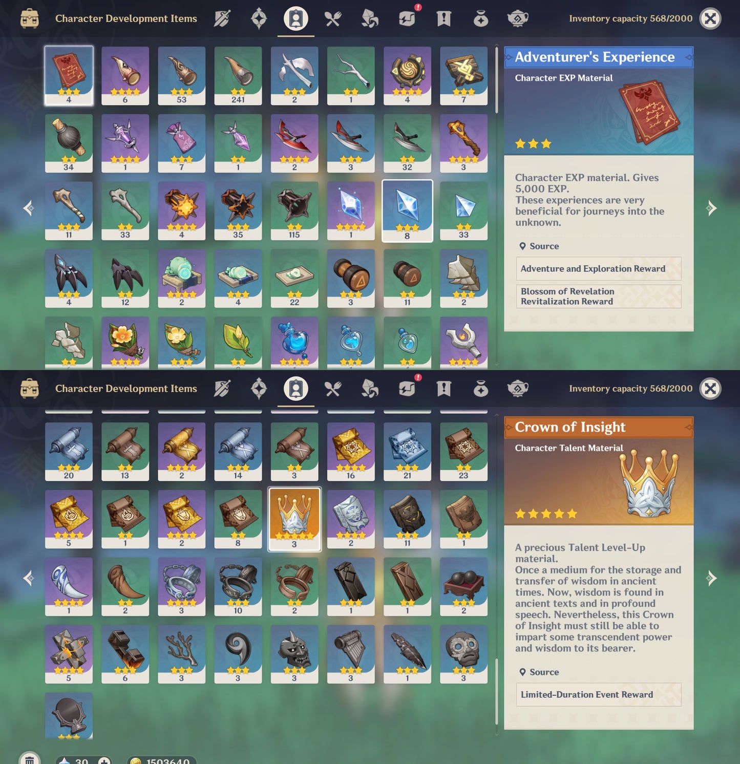 [AR 51] Mualani , Xiao , Xilonen , Kokomi , Raiden Shogun , Diluc C2 + Arma 🗡️ , Keqing , Tighnari