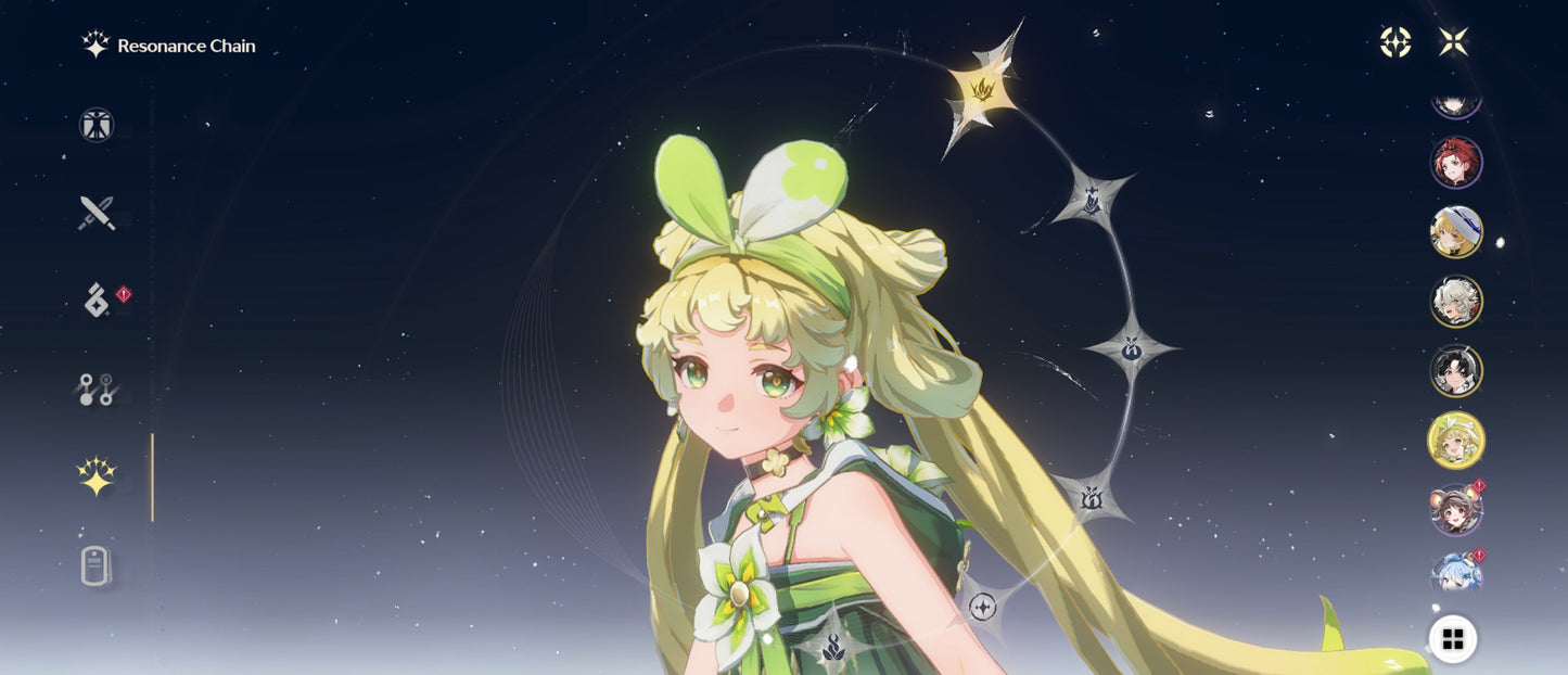 [Nivel 41] Galbrena + Arma + Phrolova + Arma + Zani + Arma + Phoebe + Verina C1 | Cuenta Reroll Wuthering Waves