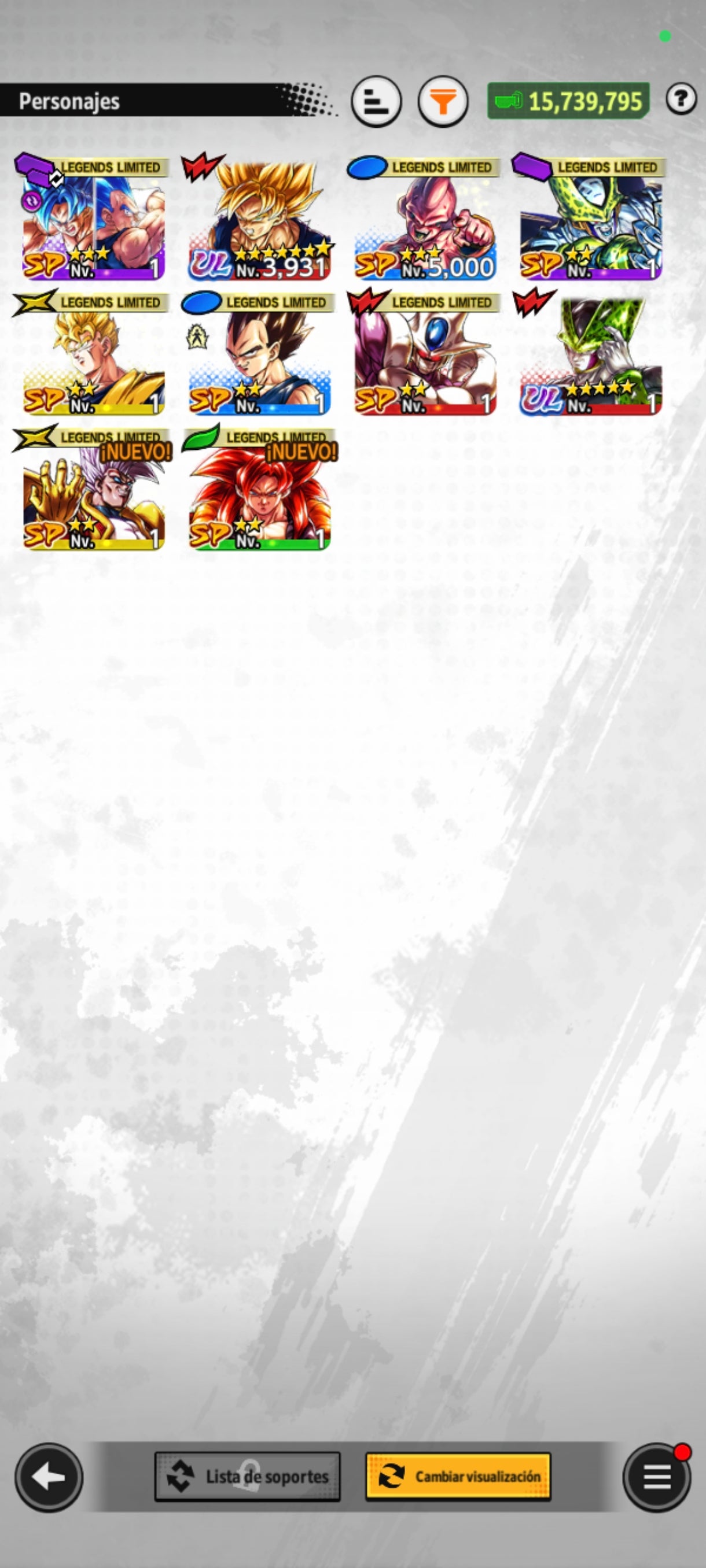 [Android] ⭐️ 1 ULTRA — Cell Perfecto + 8 LL 💎80,171 Cronocristales💎