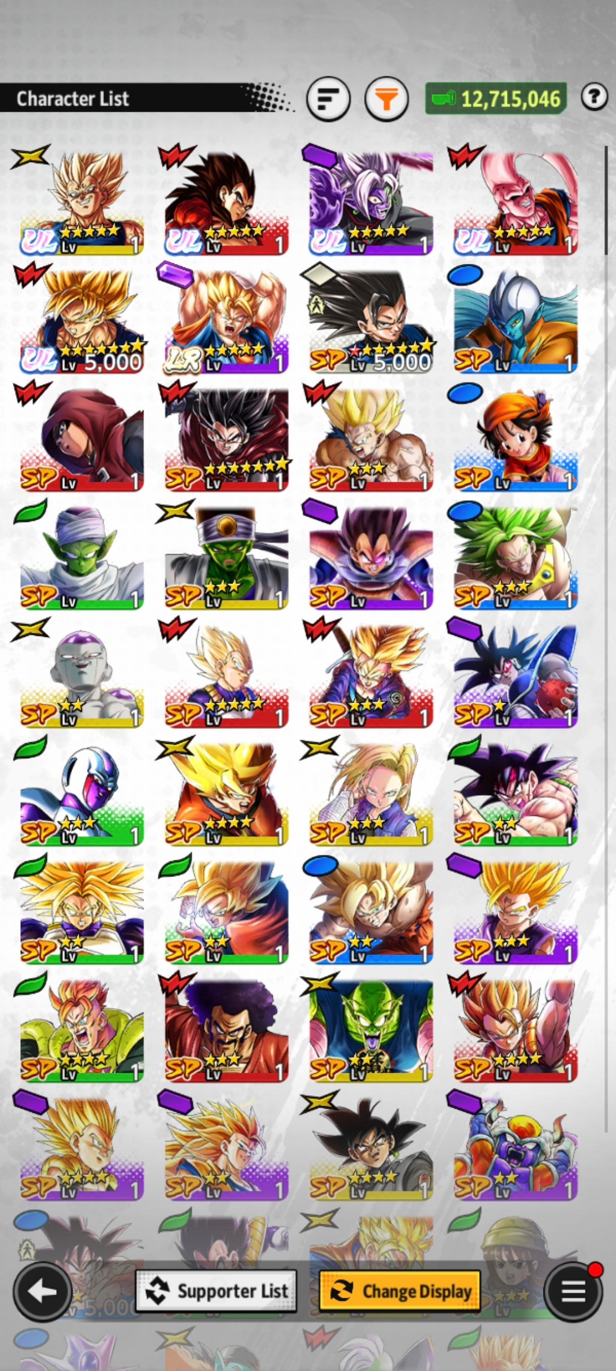 [ANDROID] 19K Cronocristales💎[LEGENDS] Super Vegito + 4 ULTRA : Ultimate Gohan Absorbed Buu: Super + Majin Vegeta + Ssj4 Vegeta + Fusion Zamasu