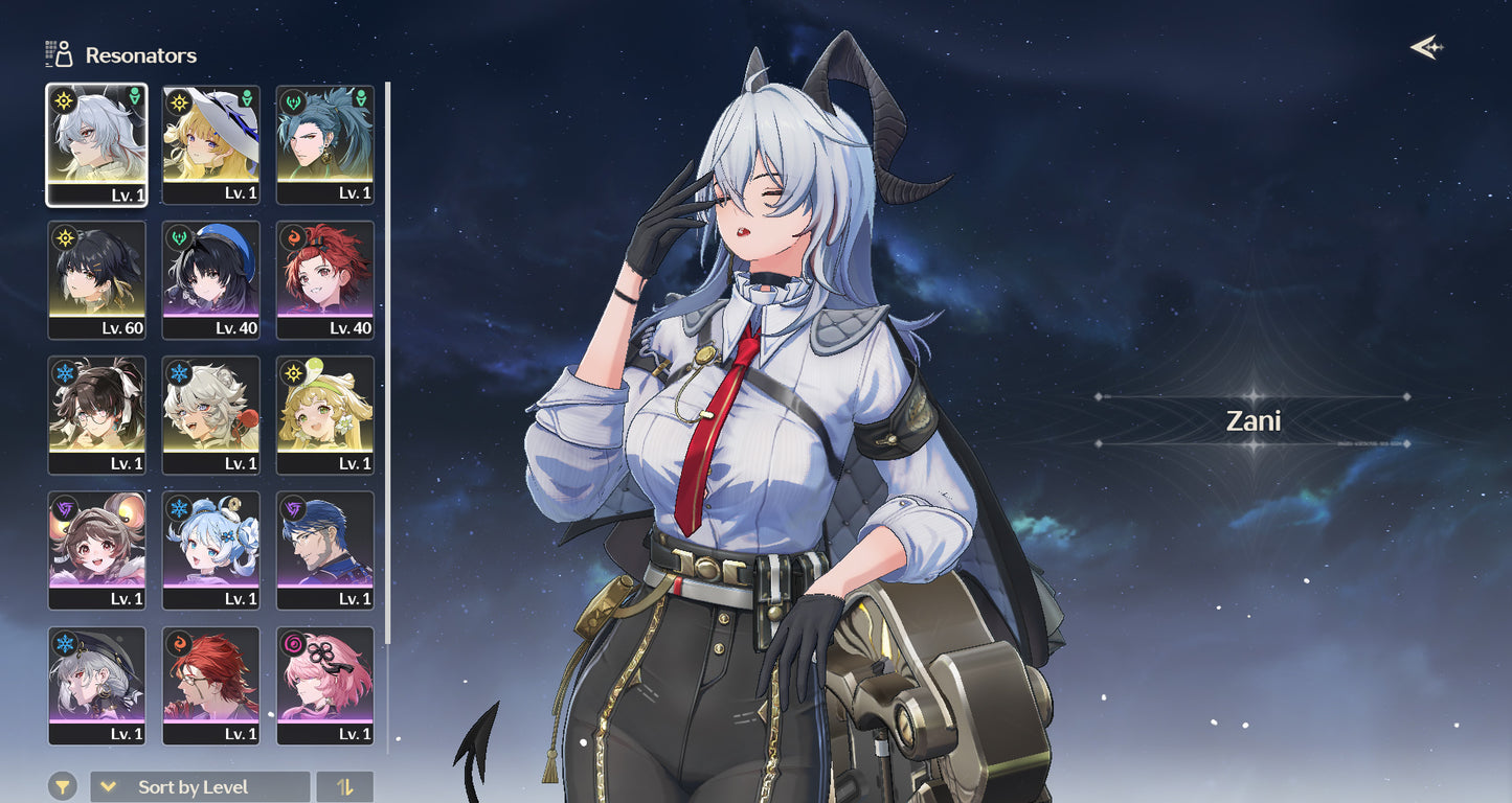 [Nivel 36] ⭐️ Zani + Blazing Justice + Pheobe + Jiyan + Zhezhi + Lingyang + Verina