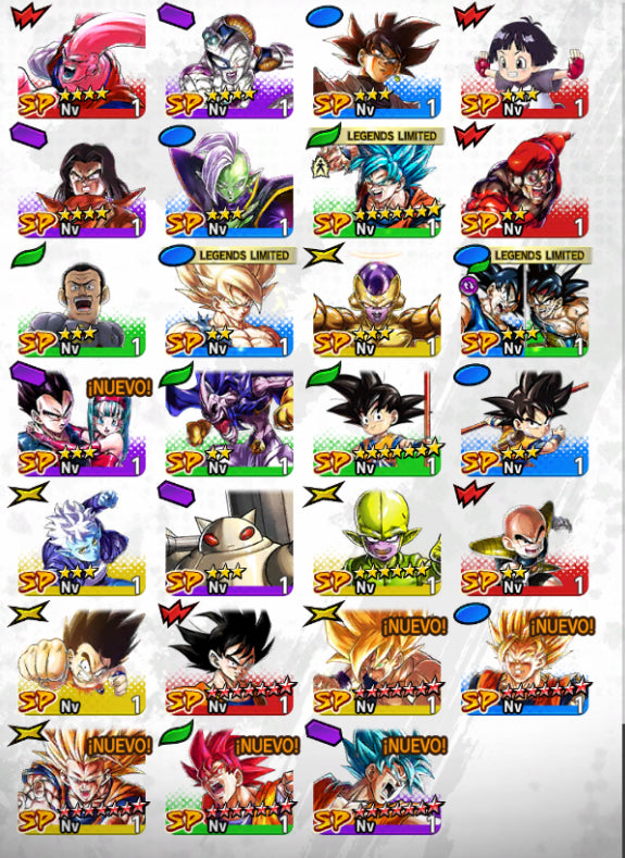 [Solo Android] #3⭐️ ULTRA FREEZER MAXIMO PODER +  ULTRA GOKU SUPERSAIYAYIN + ULTRA MAJIN VEGETA + 16 LL⭐️ + 💎30,115 Cronocristales💎