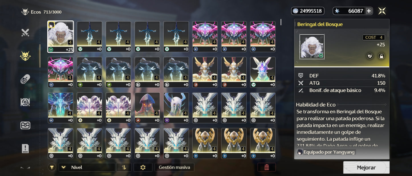 [Nivel 40+] Cumpleaños Libre ✅ | + 66,000 Astritas 💎 + 102+ Marea brillante⭐️ + 79+ Marea radiante⭐️ + 22+ Marea de forja⭐️ | Cuenta Reroll Wuthering Waves