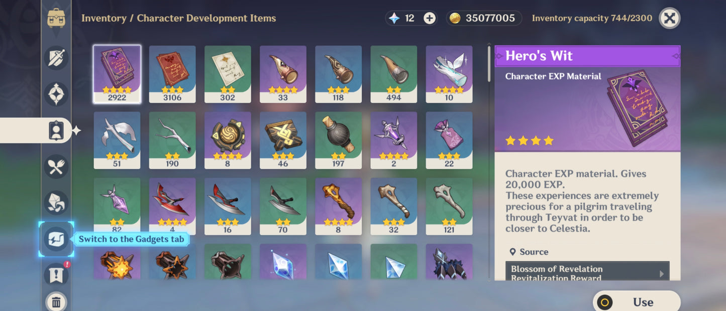 [Nivel 53] 186 Deseos 💎 |  Arlecchino + Arma #2 | Genshin Impact Cuenta Reroll