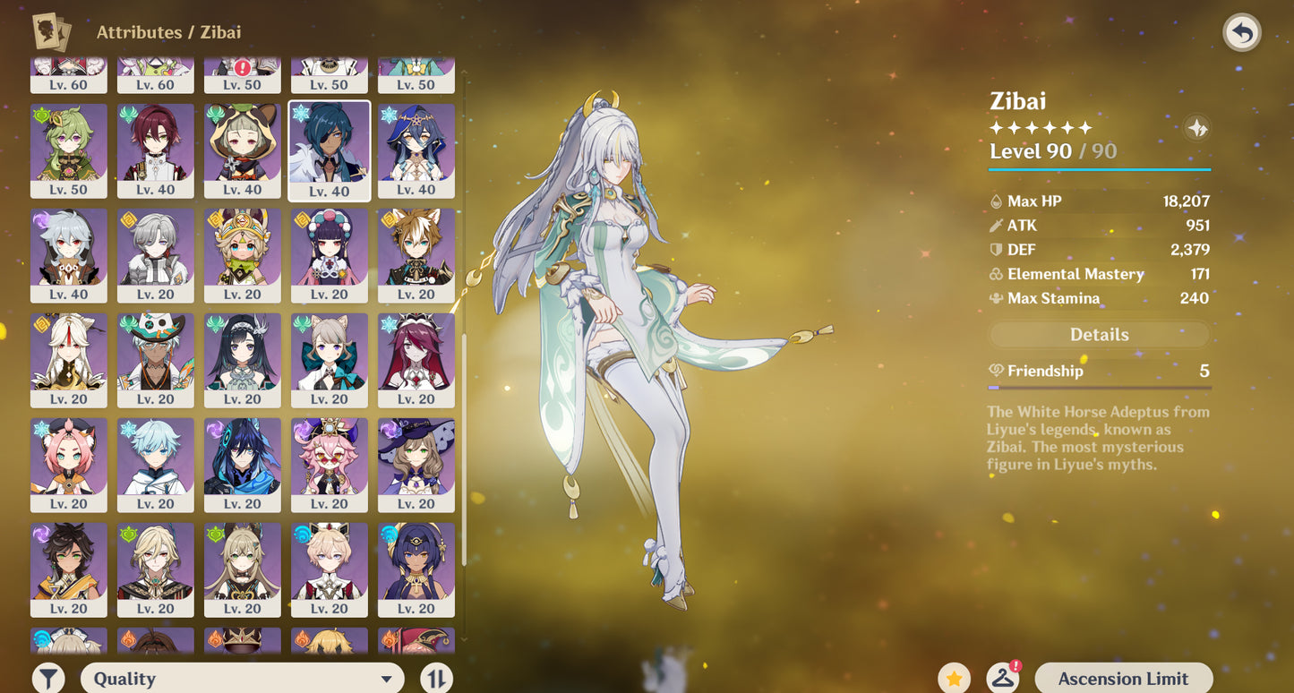[Nivel 58] ⭐️ Mavuika + Xilonen + Esoffier + Citlali + Zibai + Kazuha + Skirk + Kinich + Furina + Neuvillette + Zhong Li + Raiden Shogun + Chasca