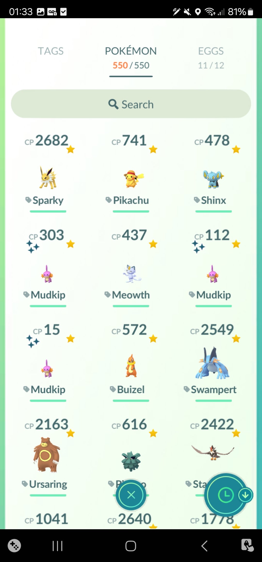 [Nivel 34] ✨ Legendarios: 72 ✨ Pokemon Shiny: 25