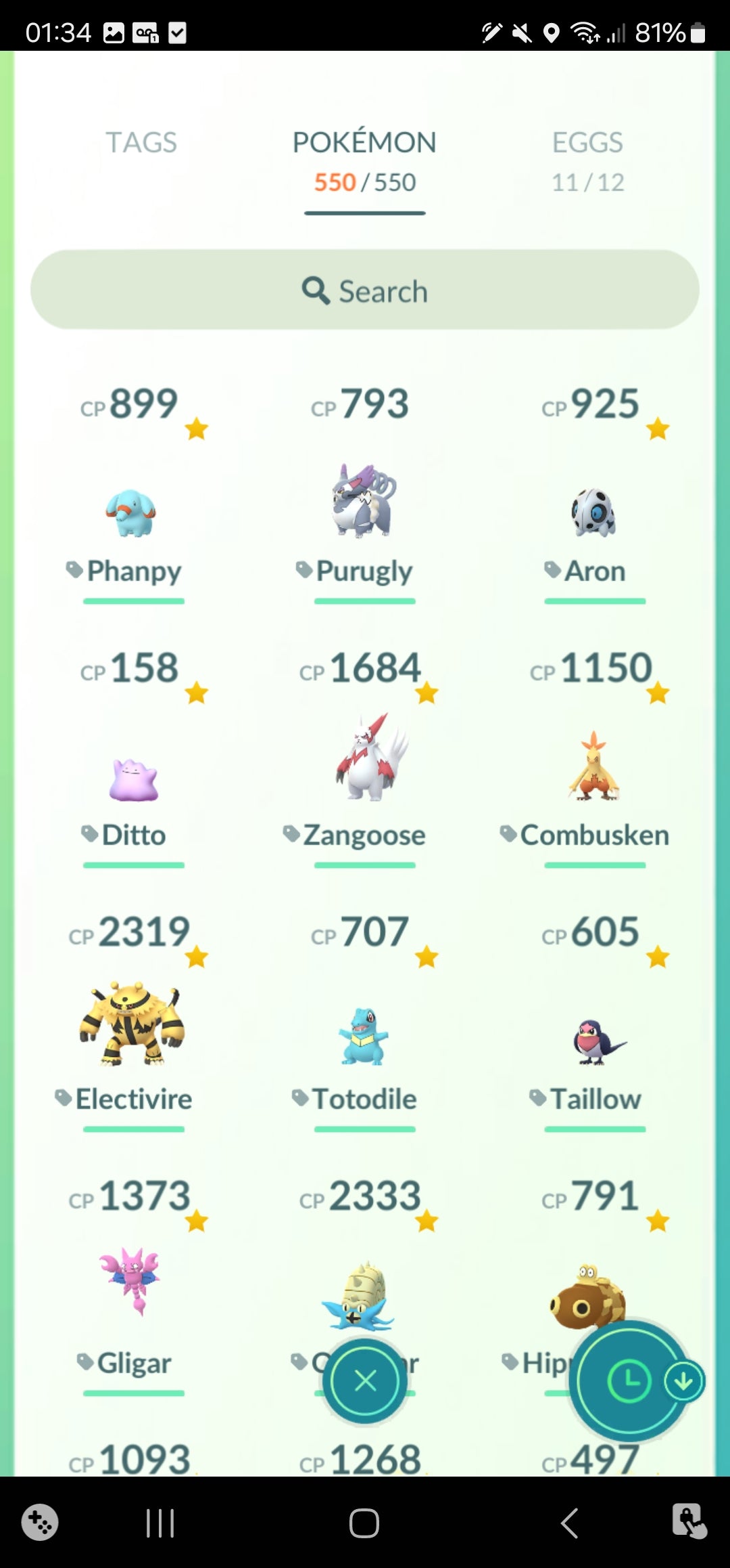 [Nivel 34] ✨ Legendarios: 72 ✨ Pokemon Shiny: 25