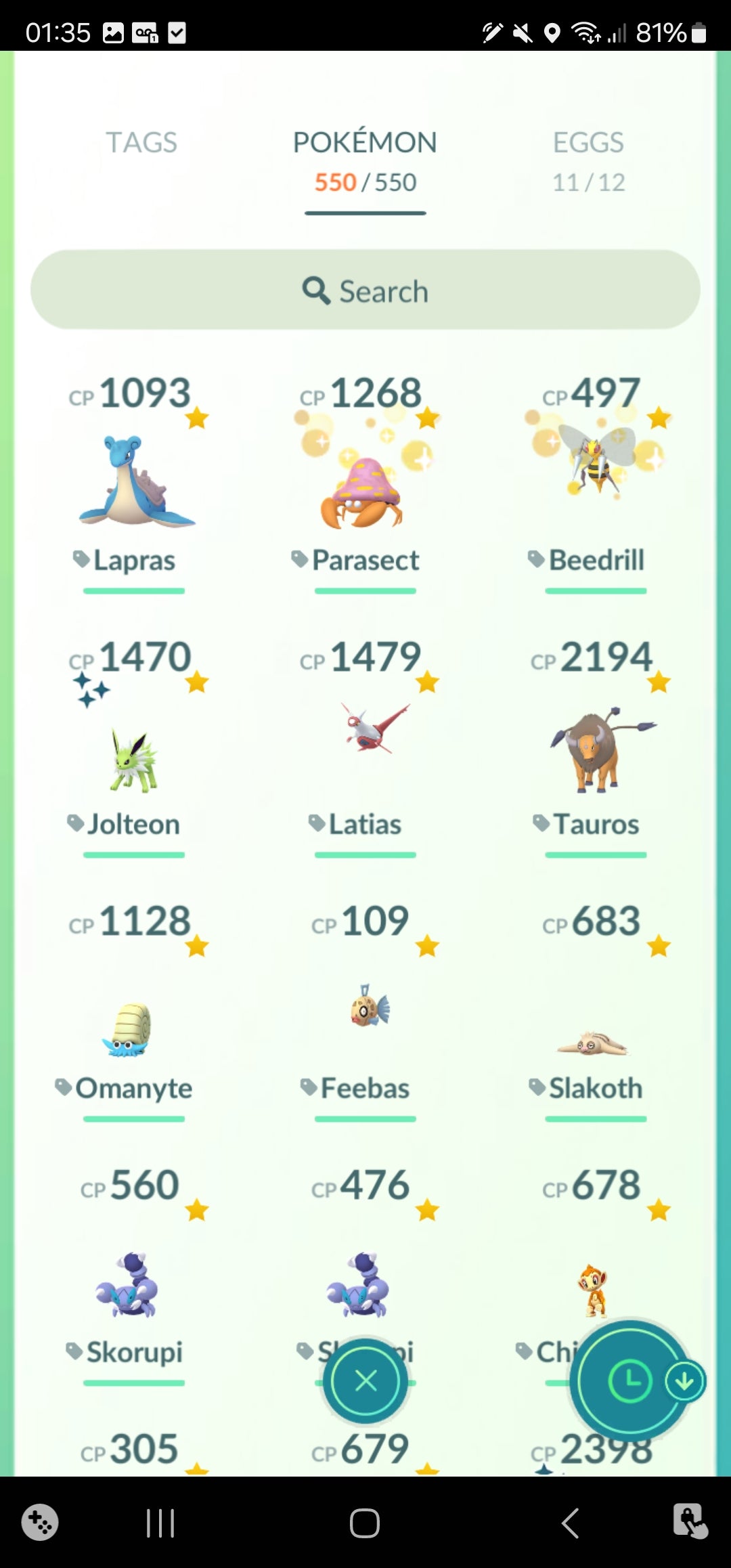 [Nivel 34] ✨ Legendarios: 72 ✨ Pokemon Shiny: 25