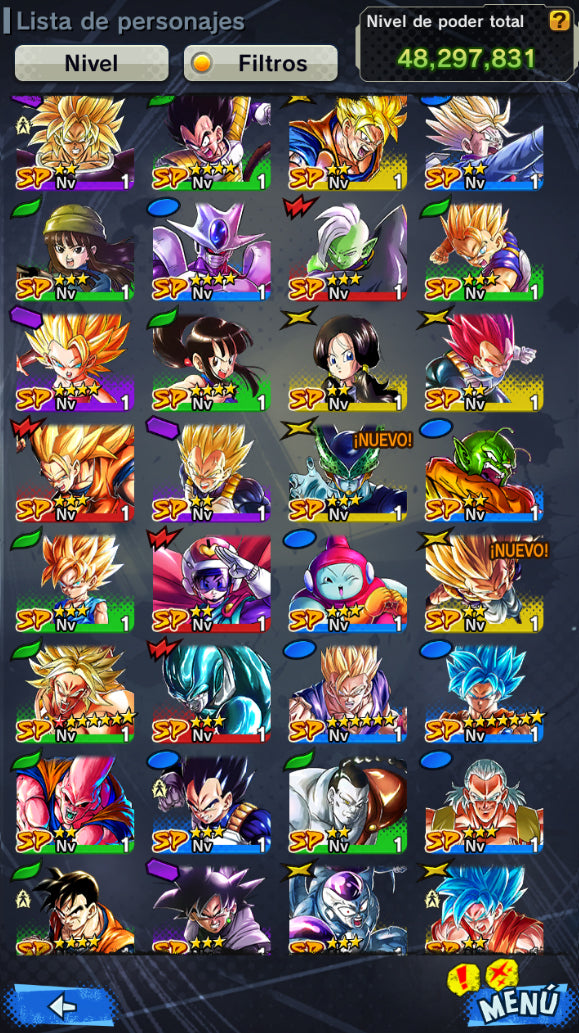 [Solo Android] ⭐️ CELL PERFECTO⭐️ + 💎75,757 Cronocristales💎 + 6 LL