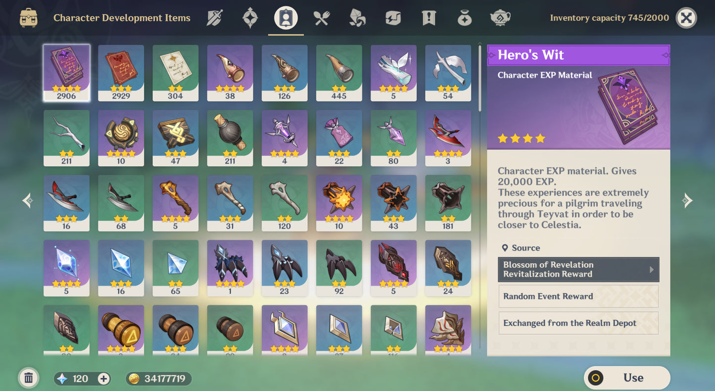 [Nivel 54] Mavuika C2 + Arma x2 , Emilie + Arma + Navia + Mizuki