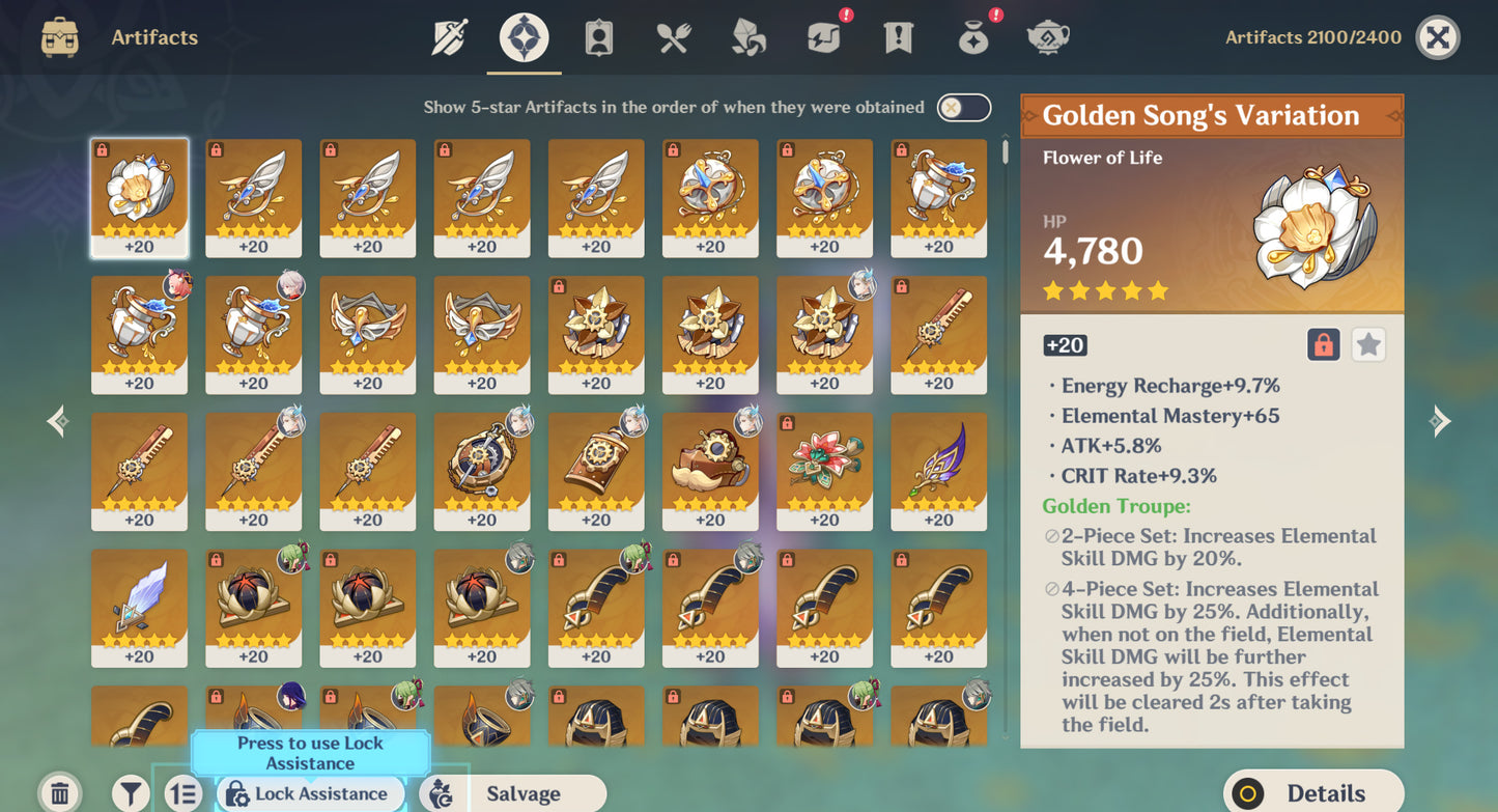 [AR 58] ✨ Raiden Shogun C2 + Zhong Li + Furina + Neuvillette + Nahida + Venti + Kazuha + Ganyu + Alhaitham + Yelan + Tartaglia + Hu Tao + Arlecchino + Xilonen