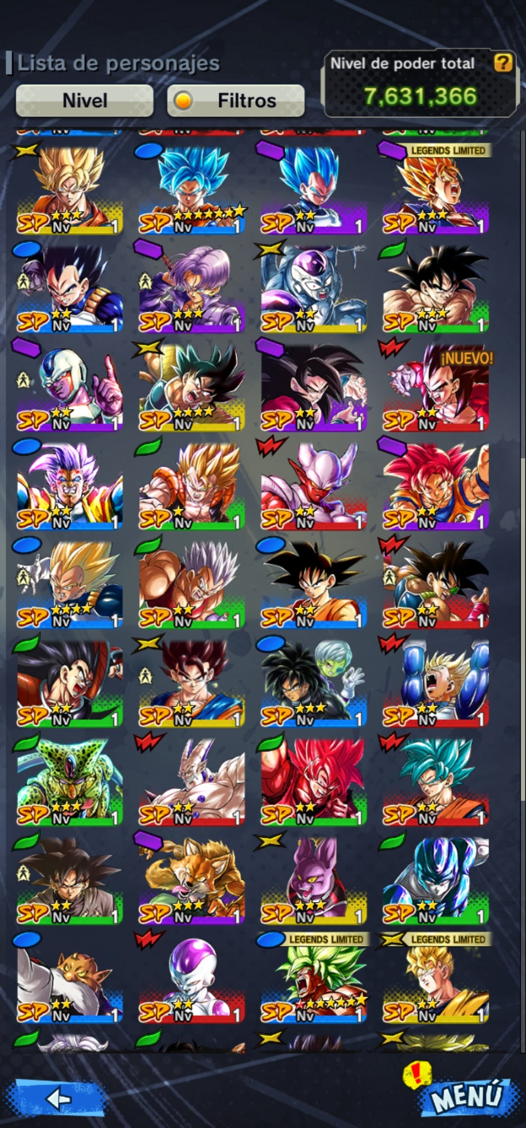 [Android & iPhone] ⭐️Gohan SS2 1 Estrella Roja + Turles ⭐️ +  6 LL