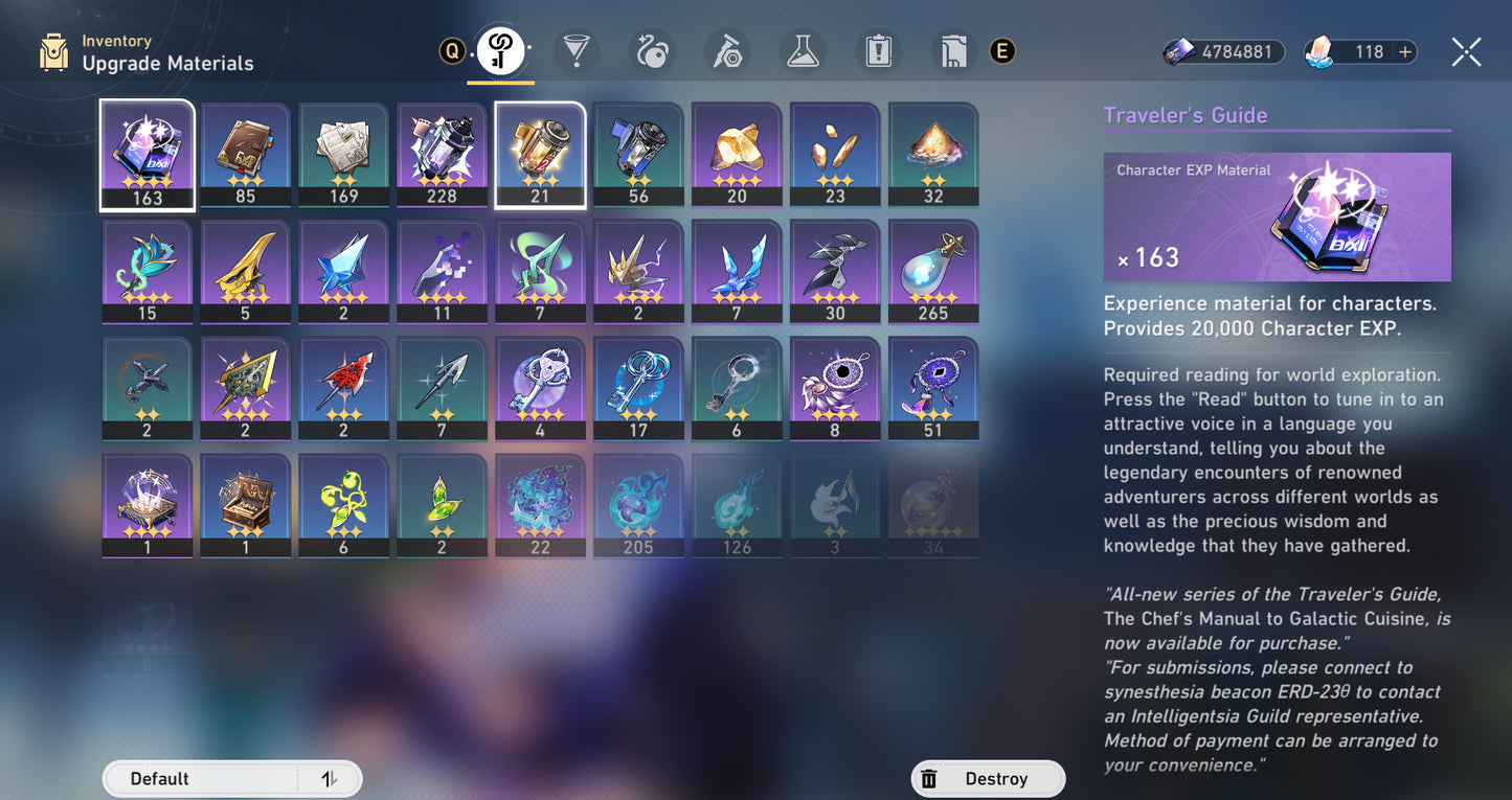 [AR 59/TL70] ⭐️ Blade + Jingliu + Acheron + Silver Wolf + Dr Ratio + Gepard + Bailu + Bronya + Clara + Yanqing + Himeko + &nbsp;Shenhe + Ayaka + Yelan + Kokomi + Yae Miko + Tartaglia + Nilou + Arlecchino + Tighnari + Diluc + Keqing + Jean + Aloy + QIqi