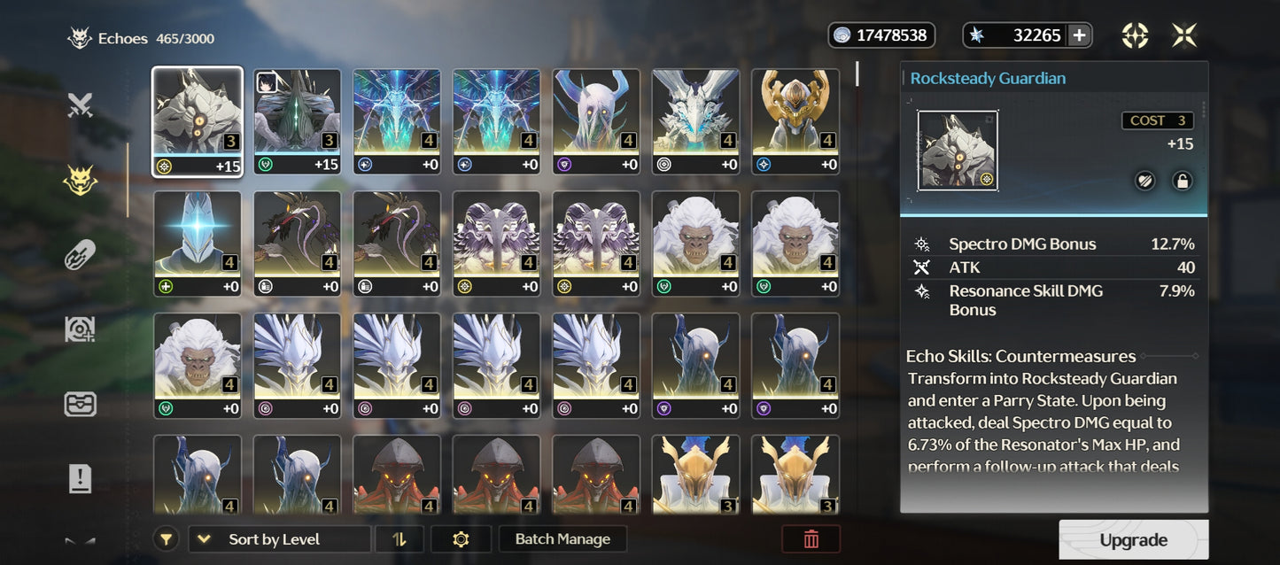 [Nivel 41] 32,265 Astritas 💎 | Qiuyuan + Arma | Wuthering Waves Cuenta Reroll