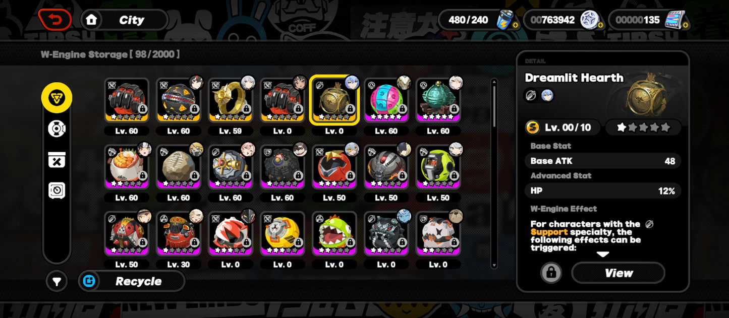 NA Lvl57 ⭐ Remielle + Lucia + Banyue + Ye Shunguang + Dialyn + Soldier 0: Anby + Yixuan + Trigger + Zhu Yuan + Zhao + Nekomata + Lycaon + Rina C1 + Soldier 11 + Koleda C1
