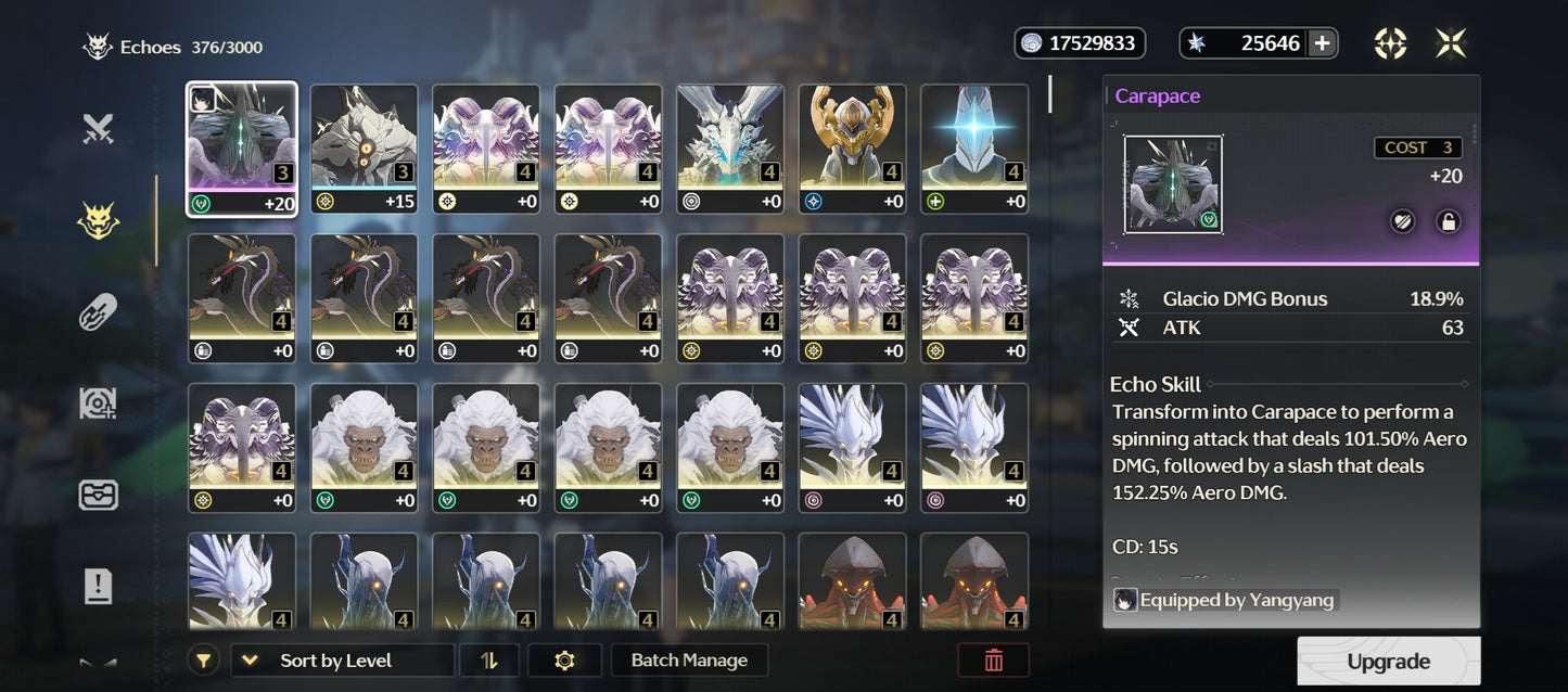 [Nivel 40] 25,646 Astritas 💎 | Qiuyuan + Arma | Wuthering Waves Cuenta Reroll