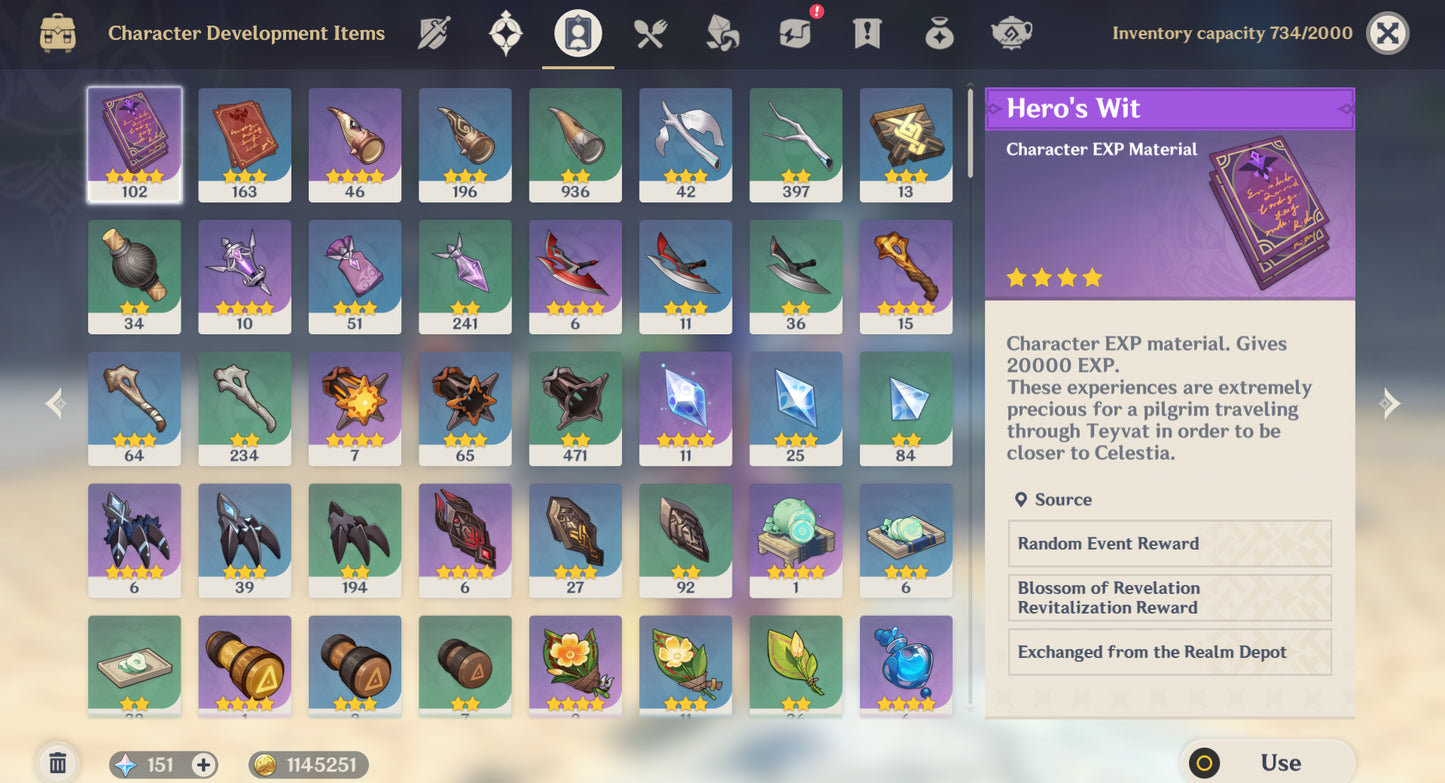 [AR 57] ⭐️Raiden Shogun + Ganyu + Kokomi + Neuvillette + Chiori + Zhong Li + Xiao + Venti + Shenhe + Itto + Yae Miko + Mualani + Cyno + Arlecchino + Mona 5 + Diluc C1 + Qiqi C1 + Keqing + Dehya + Aloy