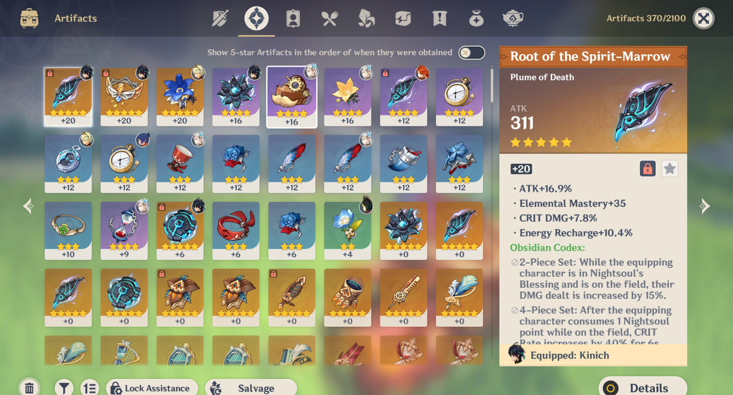 [Nivel 41] ✨Mavuika C1 + Neuvilette + Kinich + Wanderer + Tighnari + Mona + Jean