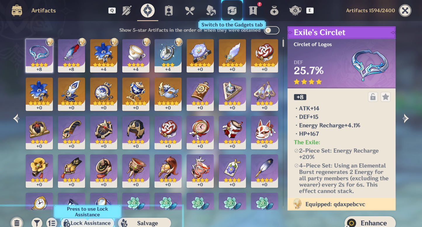 [Nivel 55] Sandrone + Arma ⭐️ Cumpleaños libre