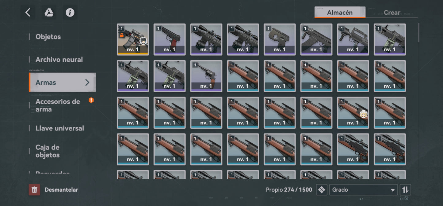 [Nivel 50] ✨ Klukai + Skylla (Arma) , Makiatto , Qiongjiu , Papasha , Mosin-Nagant