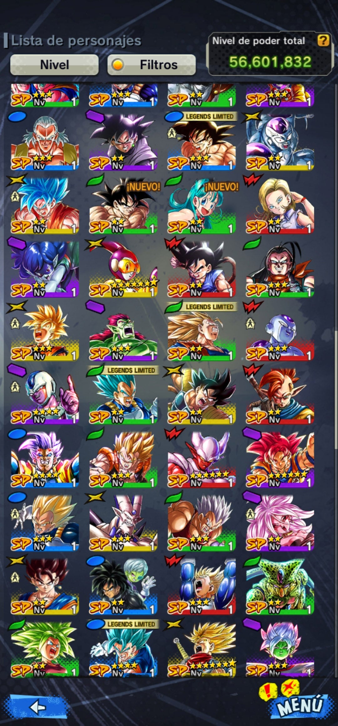 [Android] ⭐️ GOHAN BESTIA (UL)⭐️ + 💎94,373 Cronocristales💎