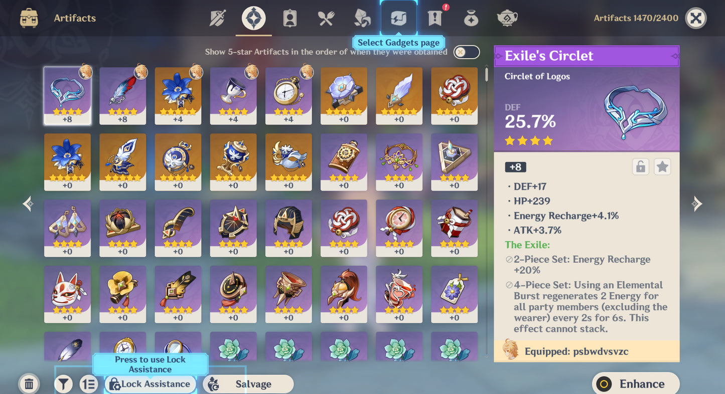 [Nivel 55] ⭐️40 Destinos Entrelazados⭐️ + Escoffier + Durin + Nicole + Skirk