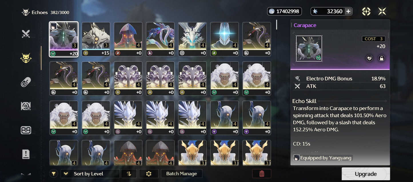 [Nivel 41] 32,360 Astritas 💎 | Qiuyuan + Arma | Wuthering Waves Cuenta Reroll