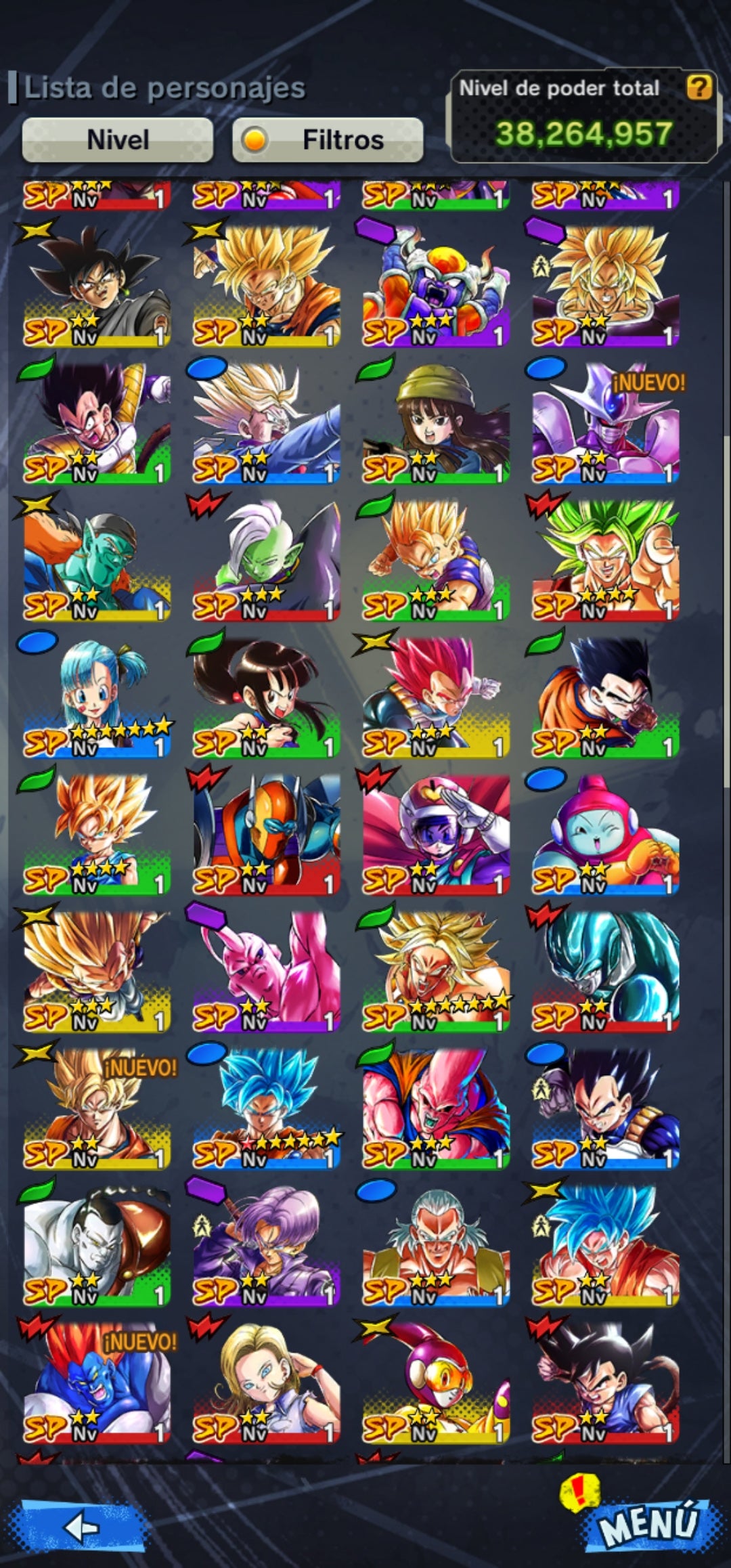 [Solo Android] ⭐️Cell Perfecto ULTRA⭐️ + 💎77,115 Cronocristales💎 + 5 LL