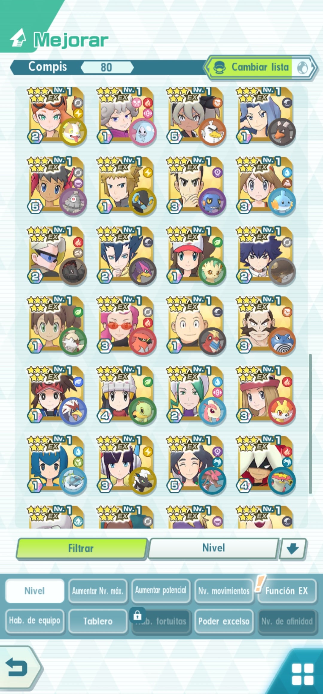 [Android] 1 NEOCAMPEON + 2 ARCHITRAJES⚡| ✨ N 3/5 (ARCHITRAJE) , Cintia (ARCHITRAJE), Rizzo (NEOCAMPEON), Máximo (Aniversario) ,Juliana, Florian, Rojo (TRAJE S, RAYO)